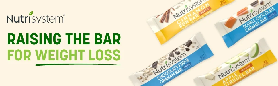 Nutrisystem Chocolate Peanut Butter Lunch Bars Bundle 11g of Protein Helps Support Weight Loss - 10 Count Chocolate 10 Count (Pack of 1) - raising the bar