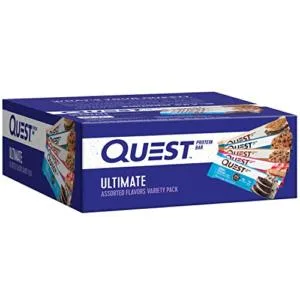 Quest Nutrition Ultimate Variety Pack Protein Bars & Protein Chips Variety Pack (BBQ Cheddar & Sour Cream Sour Cream & Onion) - product information 1