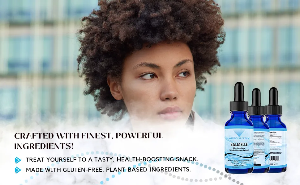 Absonutrix Balmele 390 mg 4 FL OZ Liquid 302 Servings Made in USA Plant-Based Ingredients Echinacea Marshmallow Root Gluten-Free Non-GMO - Balmele