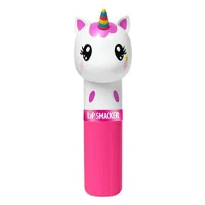 Lip Smacker Lippy Pals Set of 3 Flavored Moisturizing Lip Balms with Unicorn Magic Cuddly Cream Puff Panda and Sweet Kiwi Kitty - product information 2