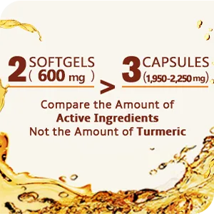 Doctor's Recipes Turmeric Softgel 750mg Curcuminoids (95%) with Ginger Extract (5% gingerols) for Antioxidant Function Mobility & Flexibility Black Pepper for Optimal Absorption 90 Softgels - curcumin supplements