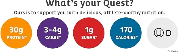 Quest Nutrition Ready To Drink Chocolate Protein Shake High Protein Low Carb Gluten Free & Protein Chips Variety Pack (BBQ Cheddar & Sour Cream Sour Cream & Onion) - product information 2