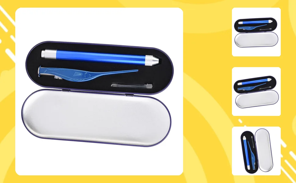 Odorless and Ear Cleaning Set Ear Wax Remover Keep Ear Comfortable and Cool (Blue) - BB03311-01-1