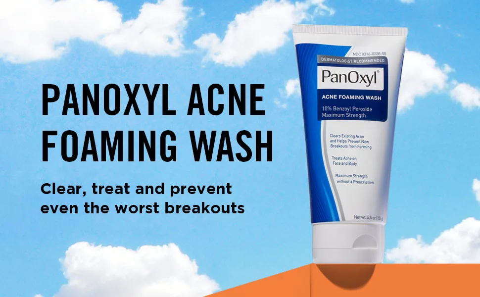 Gold Bond 8oz Rough & Bumpy Daily Therapy Cream & PanOxyl 10% Benzoyl Peroxide 5.5oz Acne Foaming Face Wash Bundle - product information 6