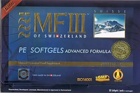 MFIII Original Swiss Placenta Softgels - product information 3