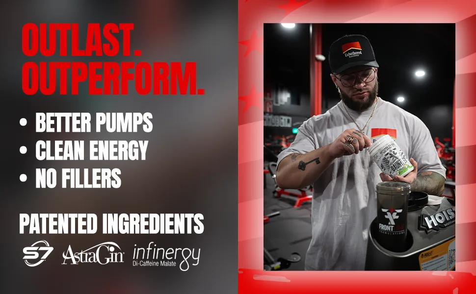 FRONTLINE FORMULATIONS Gauntlet Pre-Workout Powder Explosive Workouts Laser Focus Mid Stim Amazing Flavor Veteran Owned and Operated (25 Servings Mangolorian) - gauntlet pre workout frontline formulations