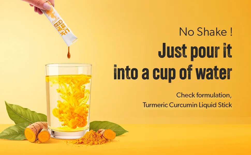 NANOCUMIN Alpha Turmeric Curcumin Liquid Stick 30ea - 140mg Curcuminoids for 1 Stick - Easy and Fast Absorption - 10ml x 30 Days 10.14 oz - no shake pour it mix with one cup water