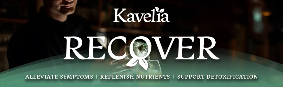 Kavelia Recovery - Pre & Post Drinking Aid Liver Support Hydration Electrolytes with Dihydromyricetin DHM Milk Thistle Vitamin B Willow Bark Quercetin - 10 Servings - alleviate symptoms, replenish nutrients and support detoxification