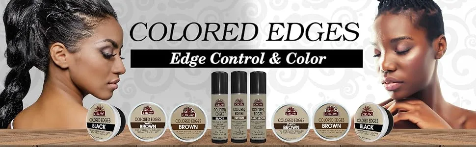 OKAY COLORED EDGES BLACK 2oz / 59ml 2 Ounce Black - edge