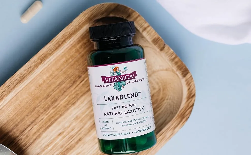 Vitanica LaxaBlend Natural Laxative Vegan 60 Capsules - LaxaBlend