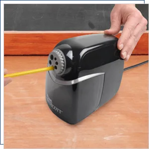 Westcott iPoint Heavy Duty Electric School Sharpener (16681) 8.25 x 7.75 x 5.75 - pencil sharpener