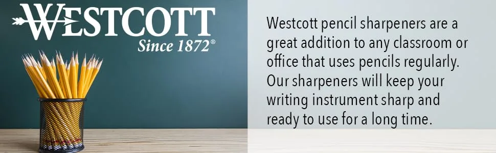 Westcott iPoint Heavy Duty Electric School Sharpener (16681) 8.25 x 7.75 x 5.75 - Westcott brand