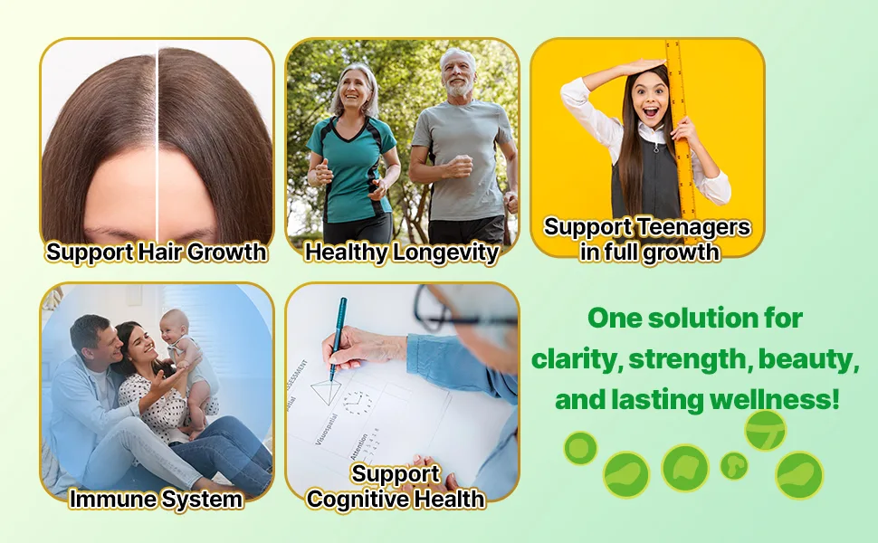 FEBICO Chlorella Growth Factor CGF Capsules 350mg 30 Count Non-GMO Vegan Supplement for Immunity & Cognitive Health Natural Spermidine Superfood - All vegetable nutrients