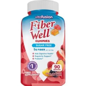 Ensure Max Protein Nutrition Shake with 30g Protein & Vitafusion Sugar Free Fiber Gummies Peach/Strawberry/Blackberry 90 Count - product information 2
