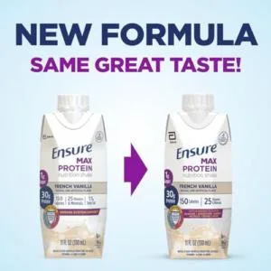 Ensure Max Protein Nutrition Shake with 30g Protein & Gas-X Extra Strength Chewable Gas Relief Tablets with Simethicone 125 mg 72 Count - product information 1