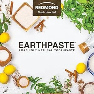 Redmond Earthpaste - Natural Non-Flouride Toothpaste LemonTwist 4 Ounce Tube (12 Pack) - product information 5