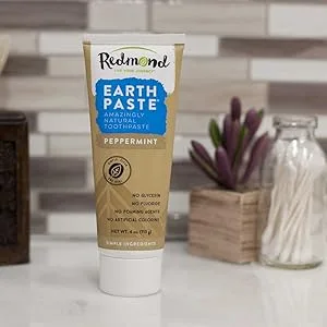 Redmond Earthpaste - Natural Non-Flouride Toothpaste LemonTwist 4 Ounce Tube (12 Pack) - product information 6