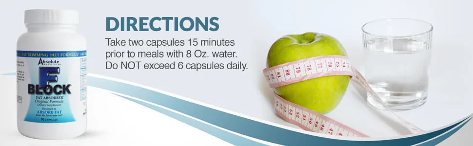 Absolute Nutrition FBlock Xtra Fat Absorber Diet Formula 90 Capsules 1 - product information 3