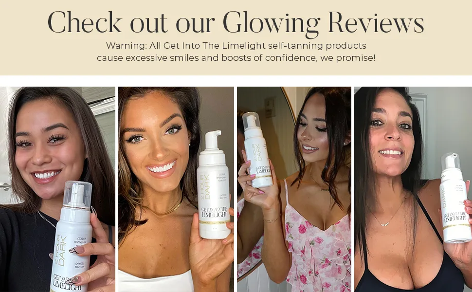 2 Hour Dark Starter Pack: 2 Hour Dark Sunless Tanning Mousse + Applicator Mitts - sunless tanning mousse dark summer tan rich brown tint professional formula face body vegan kit