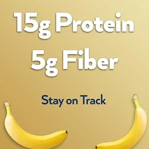 Atkins Chocolate Banana Protein Shake 15g Protein & Dark Chocolate Royale Protein Shake 15g Protein Low Glycemic 2g Net Carb 1g Sugar Keto Friendly 12 Count - product information 4