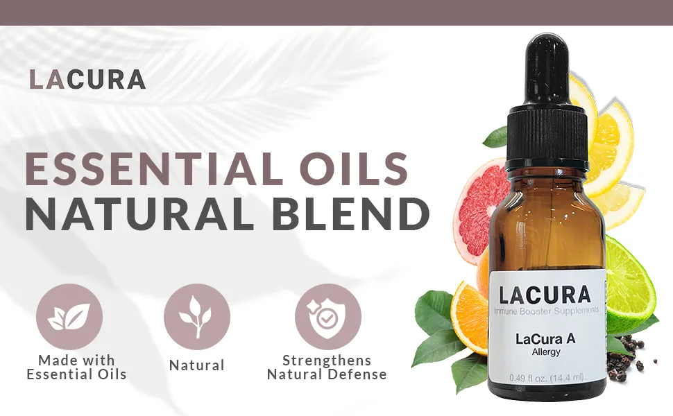 Lacura Pure Lemon Essential Oil for Diffusers - Natural Citrus & Peppermint Blend for Immune Support Seasonal Relief & Aromatherapy - Pure Home Diffuser Oil with Dropper 15ml - lemon essential oil citrus oils natural therapeutic grade pure blended aroma