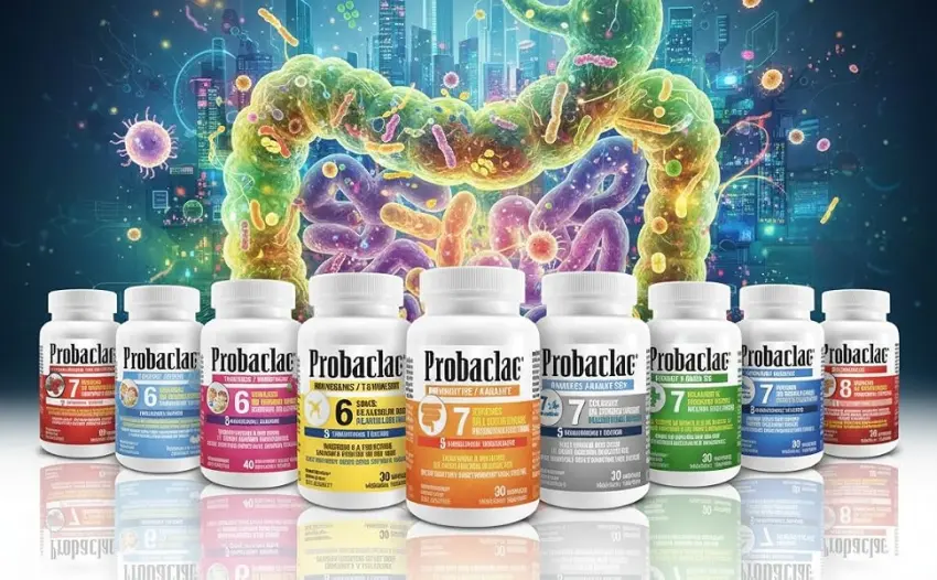 Probaclac Extra Strength Formula Multistrain probiotic and lactic Ferment Complex Formula Based on Natural strains thereby ensuring Complete intestinal Tract Coverage (45) - travelers