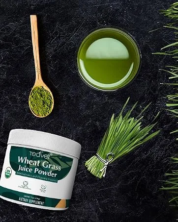 Teaveli Spirulina Chlorella Capsules and Barley Grass Juice Powder Bundle - product information 3