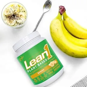 Lean1 Plant Based Protein Powder Meal Replacement Vanilla Flavor Clean Protein 15 Serving Plant Vanilla 27.36 Ounce (Pack of 1) - Nutrition 53