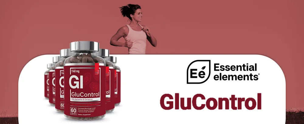 Essential Elements GluControl with Berberine & Ceylon Cinnamon - Blood Sugar Support - 60 Count - 30 Servings - Essential Elements Blood Glucose Supplement with Ceylon Cinnamon and Berberine GluControl