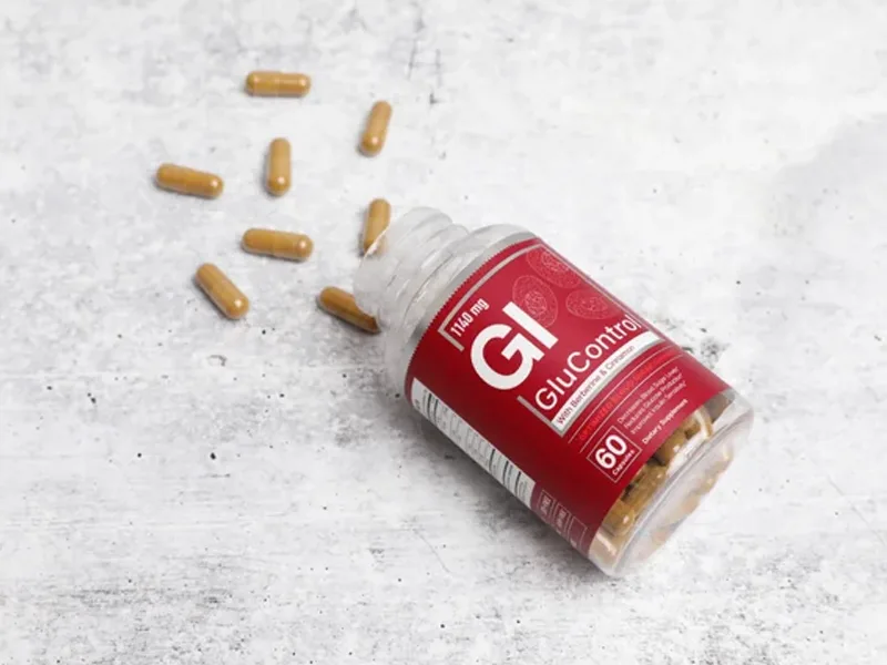 Essential Elements GluControl with Berberine & Ceylon Cinnamon - Blood Sugar Support - 60 Count - 30 Servings - Essential Elements Blood Glucose Supplement with Ceylon Cinnamon and Berberine GluControl
