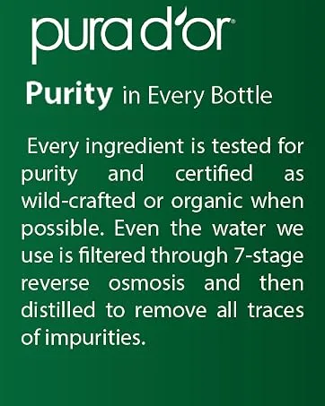 PURA D'OR 3.38 Oz Sleep Ease Spray Relaxing Mist with Botanical Extracts Infused with Melatonin Magnesium & GABA Supports Tranquility & Relaxation - product information 5