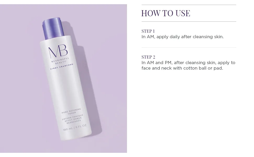 Meaningful Beauty Pore Refining Toner  6 Fl Oz - Meaningful Beauty Pore Refining Toner - How To Use