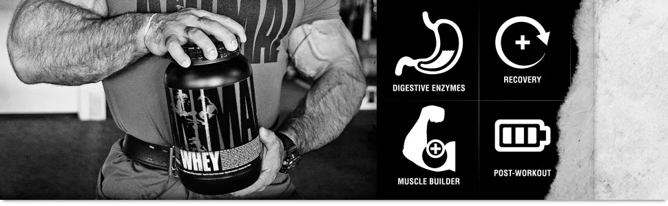 Animal Whey Isolate Whey Protein Powder   Isolate Loaded for Post Workout and Recovery   Low Sugar with Highly Digestible Whey Isolate Protein - Brownie Batter - 4 Pounds Brownie Batter 4 Pound - Infographic Banner