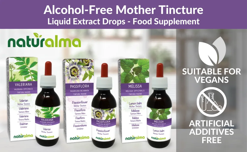 Naturalma Raspberry (Rubus idaeus) Leaf Alcohol-Free Tincture - 4 fl oz Liquid Extract in Drops - Herbal Supplement - Vegan Alcohol-free 4 Fl Oz (Pack of 1) - Tinture 01