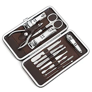 Corewill Nail Clippers Kit  Personal Manicure and Pedicure Set for Travel and Grooming 12 in 1 - nail kit