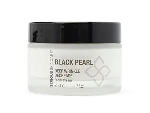 Black Pearl Deep Wrinkle Decrease Face and Neck Skin Moisturizing Duo - Facial Cream 1.7 oz and Treatment Serum for Face 1 oz - Hydrate Brightening Long Term Repair - product information 4