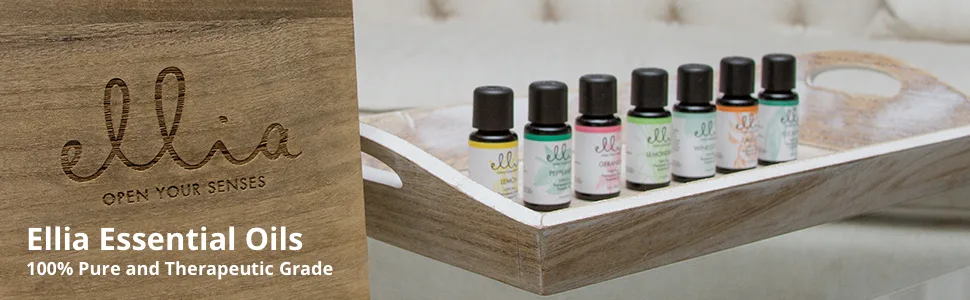 Ellia Eucalyptus Diffuser Essential Oil | 15ml 100% Pure Therapeutic Grade Eucalyptus 15 mL Bottle - Ellia ESSENTIAL OIL