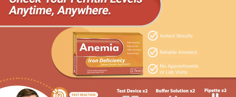 Iron Deficiency Test Kit 2-Pack | at-Home Anemia Test with Rapid Results & Reliable Accuracy | for Men and Women 2 Count (Pack of 1) - product information 6