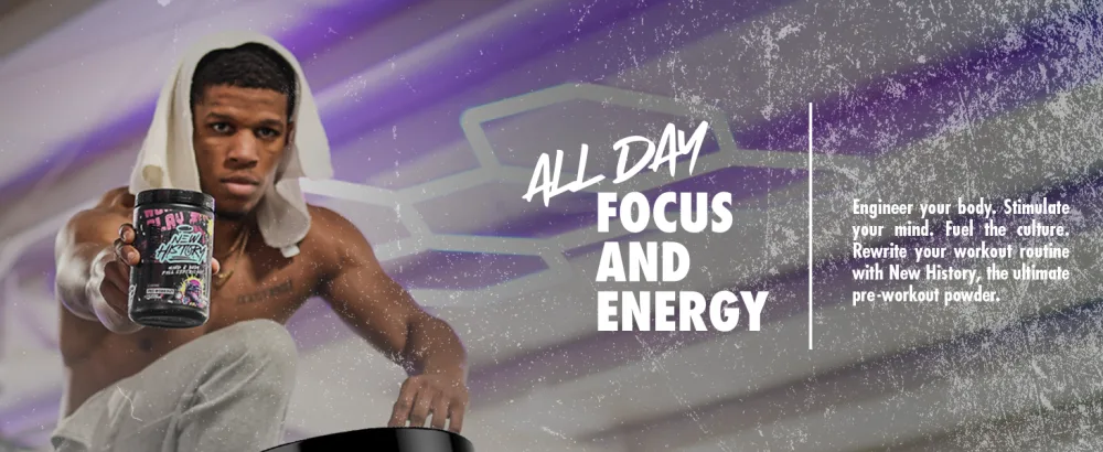 New History Mind and Body Experience - Pre Workout Endurance Pump and Focus - 25 Servings Dragon Berry - New History Dragon