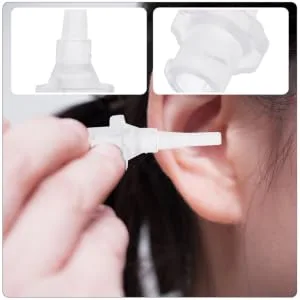 Outanaya 10pcs Ear Cleaning Disposable Tips for Ear Wash Systems Fit Nozzles Sturdy Material for Family Use Care Supply - product information 4
