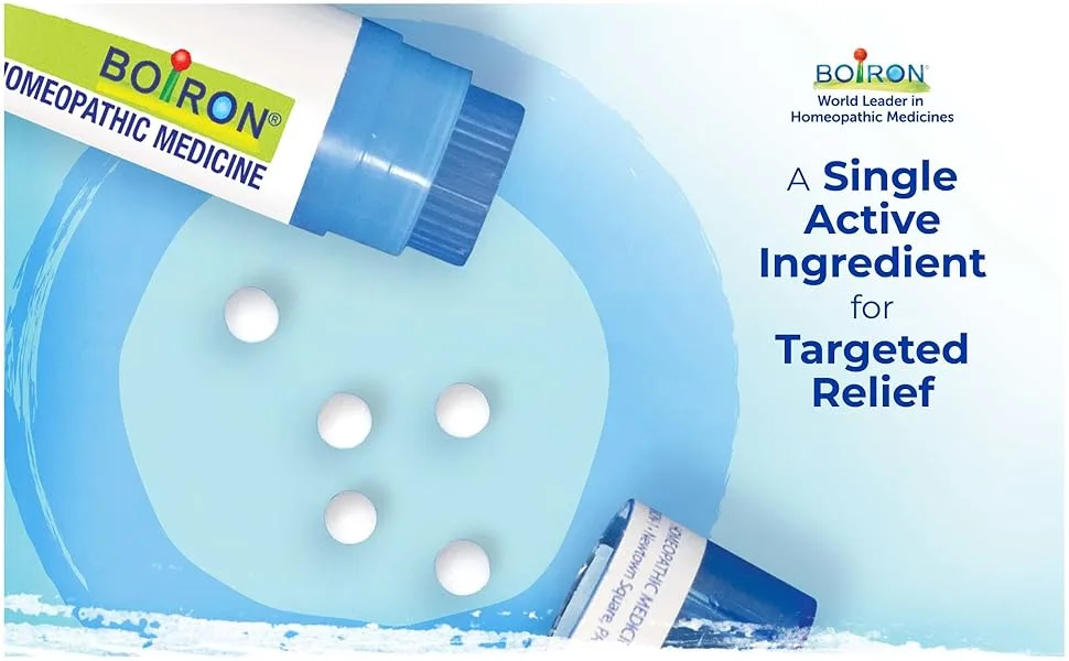 Boiron Chamomilla 9C for Irritability & Restlessness - 80 Pellets - A Single Active Ingredient for Targeted Relief
