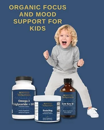 Rooted Intuition DGL | Stomach-Lining Comfort & Digestive Relief | Non-GMO Gluten Free | 60 Capsules - Focus and Mood Support for Kids
