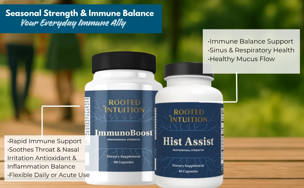Rooted Intuition DGL | Stomach-Lining Comfort & Digestive Relief | Non-GMO Gluten Free | 60 Capsules - Immuno Boost and Hist Assist