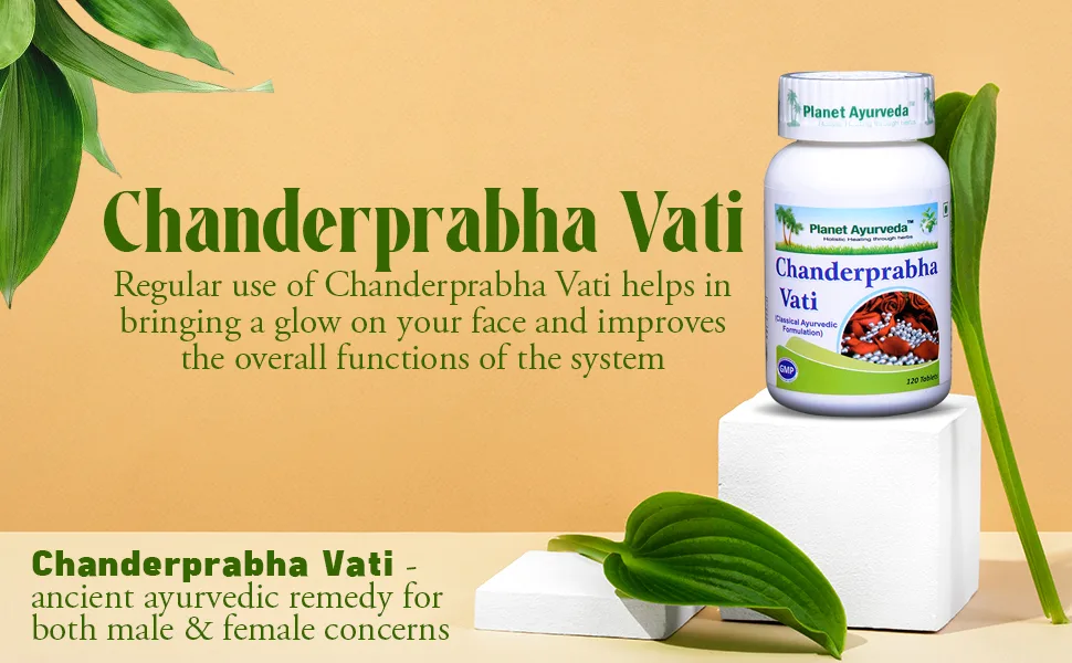 Chanderprabha Vati - 120 Tablets - 500mg - Planet Ayurveda (in USA) - Chanderprabha Vati