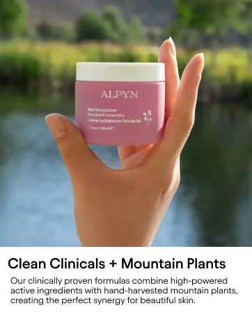 ALPYN Instant Brightening Glow Serum I Multitasking Serum I Visible Glow I Targets Fine Lines - made with wild plants for clinical formulas