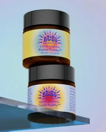 Bliss Energetics Primal Puddy - 2oz Remineralizing Tooth Leave On Paste - Hydroxyapatite Tallow Colostrum Shilajit - All Natural Preservative & Chemical Free 2 Ounce - product information 3