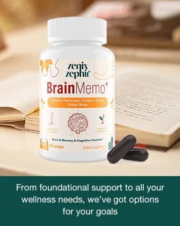ZenixZephir Memory Focus Supplement - Brain Support with Omega-3 Bacopa and Plasmalogens for Enhanced Cognitive Function - Concentration and Memory - Non-GMO 60 Softgels - product information 4