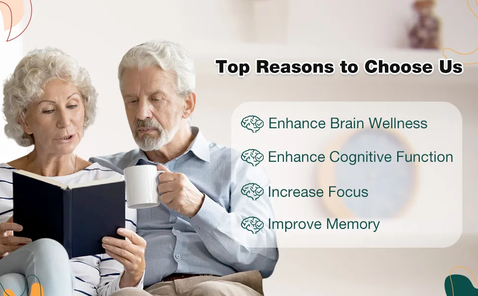 ZenixZephir Memory Focus Supplement - Brain Support with Omega-3 Bacopa and Plasmalogens for Enhanced Cognitive Function - Concentration and Memory - Non-GMO 60 Softgels - TOP REASONS TO CHOOSE US