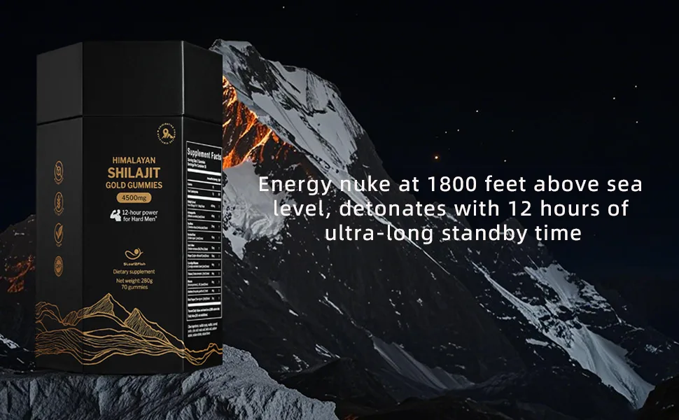 5Loaf2Fish Himalayan Shilajit Gummies Gold Shilajit Gummies for Men Supplement Natural 105+ Trace 70 Gummies 11-Ingredient Recipe - Shilajit Gummies