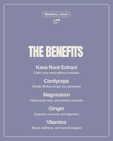Bashi - Kava Drink Experience - Natural Relaxation & Stress Relief - Plant-Based Kava Extract - Non-Alcoholic Caffeine Free - Blueberry Lemon 8oz - 6 Pack - Drink Experience Natural Relaxation Stress Relief Plant-Based Extract Caffeine Blueberry Lemon